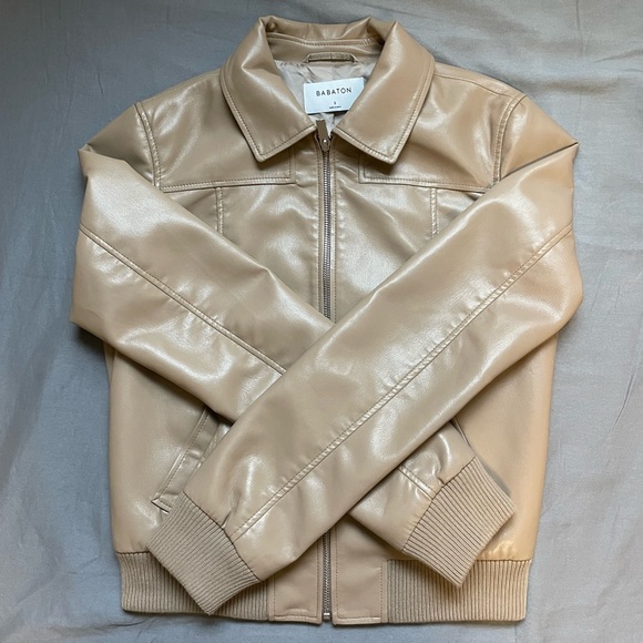 Aritzia Leather Jacket - Picture 4 of 6